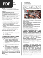Av. 4º Bi - História - 9º Ano