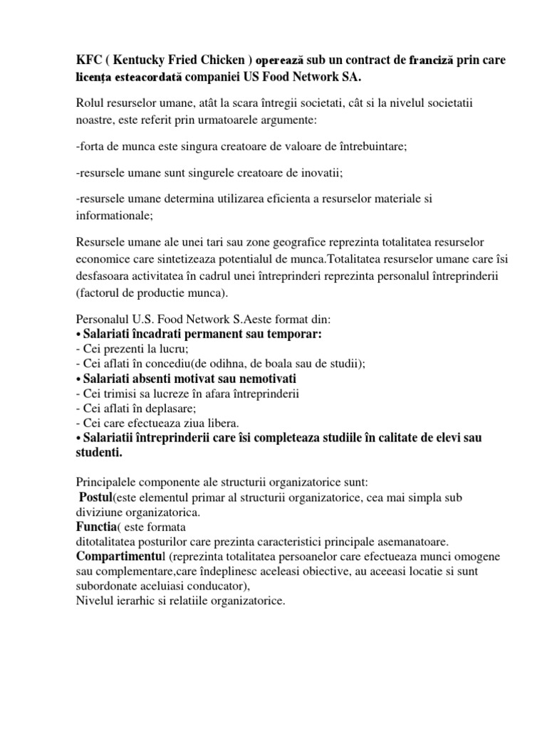 KFC | PDF