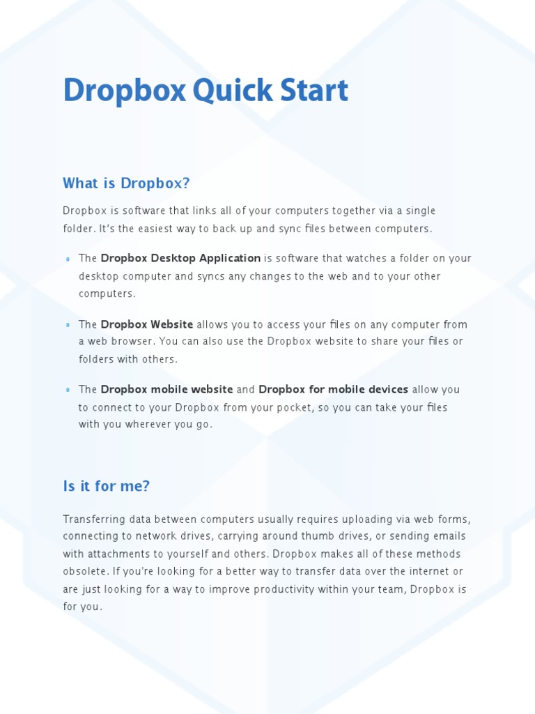 Getting Started PDF | PDF