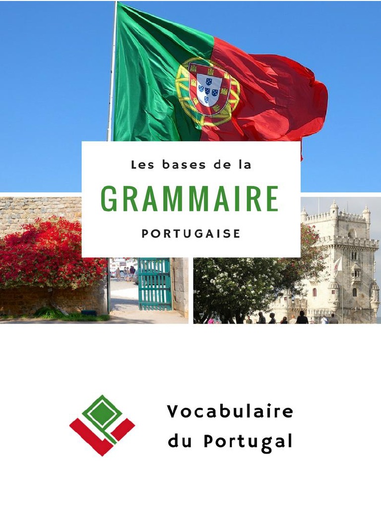 Vocabulaireduportugal Extrait Ebook Bases Grammaire Portugais Europeen Pdf Genre Grammatical Nombre Grammatical