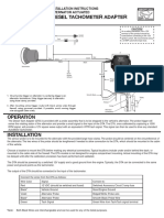 Adaptador de Tacometro Diesel