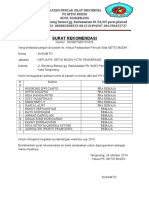 Surat Rekomendasi PERGURUAN