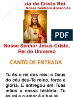 Slide Missa de Cristo Rei 2019