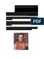 Simón Bolívar Nació en Caracas El 24 de Julio 1783