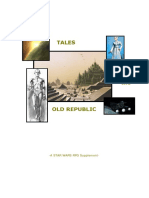 Star Wars - D6 - Tales of The Old Republic PDF