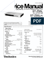Technics ST-Z55L Service Manual