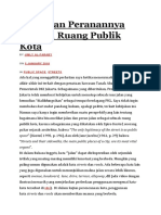 Jalan Dan Peranannya Sebagai Ruang Publik Kota