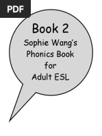 Book 2: Sophie Wang's Phonics Book For Adult ESL