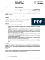 Solicitud de Acceso Al Sistema de Información Nacional para La Respuesta y Rehabilitación (Sinpad