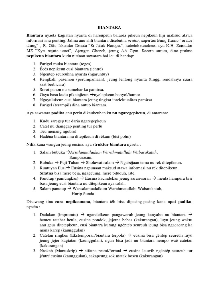 Biantara Jeung Sisindiran