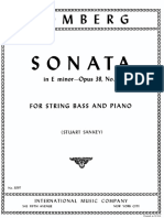Sonata en Mi Menor Op. 38 de Romberg