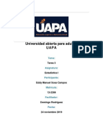 Tarea 3 de Estadistica 1