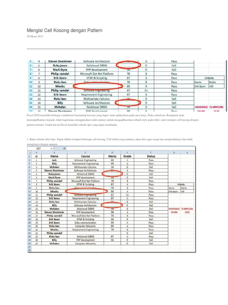 Tutorial Excel Pdf