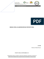 Manual para La Elaboracion de Proyectos PDF