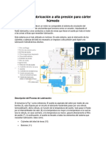 Sistema de Lubricación A Alta Presión para Cárter Húmedo