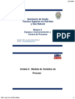 Unidad 2 - Medida de Variables de Proceso PDF