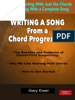 Writing A Song From A Chord Progression