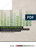 ESTUDIO DE EDUCACION INCIAL