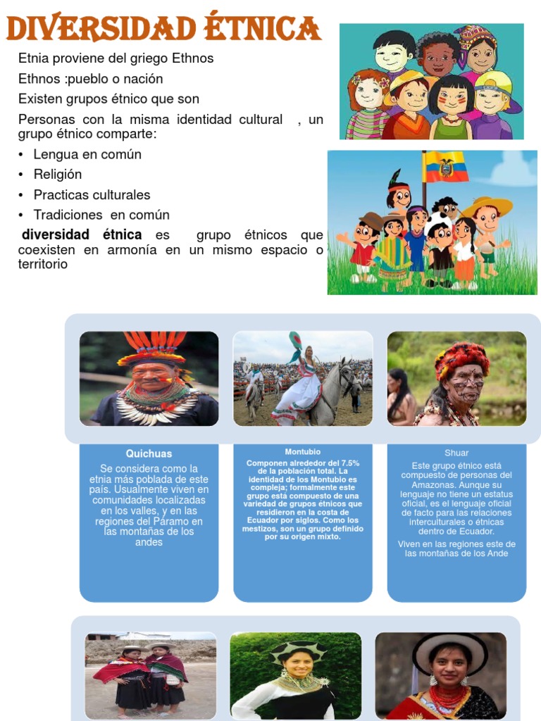 Diversidad Étnica en Ecuador: Grupos y Ejemplos | PDF | Grupos étnicos ...