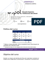 Logistica II - (Sesión 1) PDF