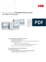 1MRG034615 B en Maintenance Release of IED Connectivity Package Version 3.3.0.0 For Relion 670 Series PDF