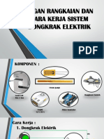 Bagan Rangkaian Dan Cara Kerja Sistem Dongkrak Elektrik