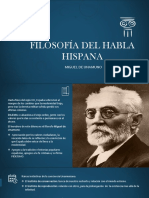 Filosofía Del Habla Hispana