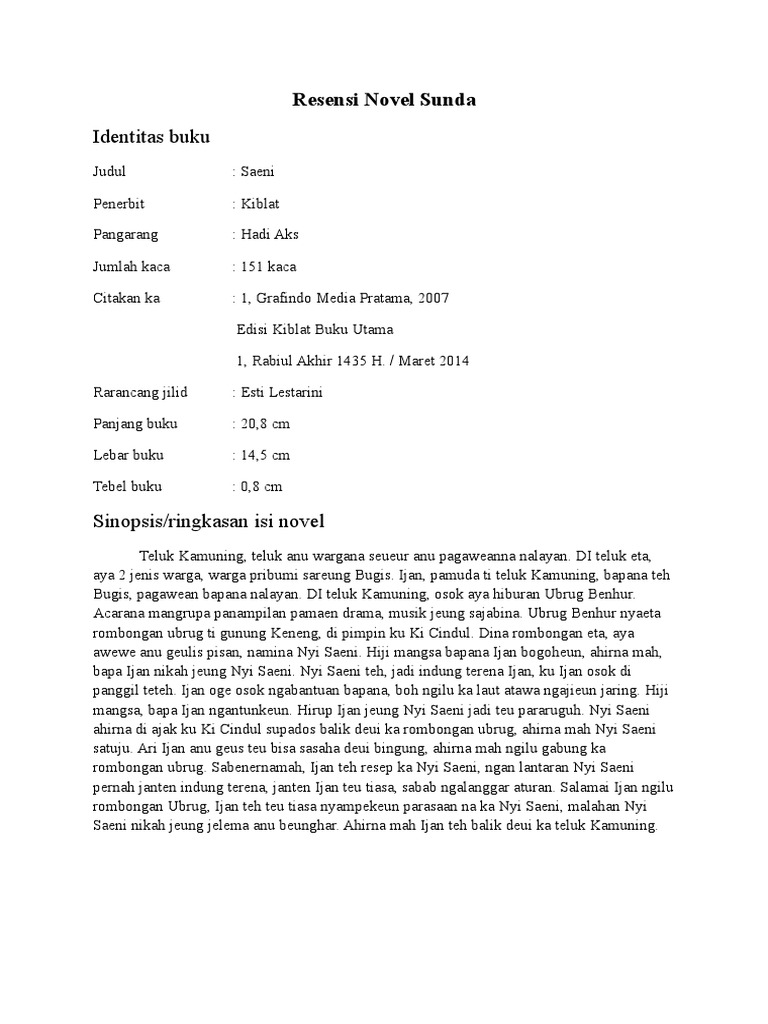 326747501 Resensi Novel Sunda Doc Doc