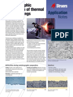 Application Notes Thermal Spray Coatings PDF