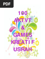 Download 100 Aktvt _ Games Kreatif Usrah by Zahratul Amani Mohamad Naser SN43888371 doc pdf