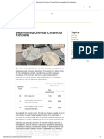 Determining Chloride Content of Concret