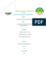 Informe de Determinacion de Cierre de Un Envase de Metal