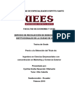 Servicio de Recoleccion de Materiales Reciclables