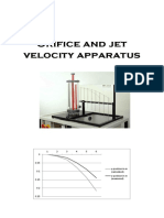 Orifice and Jet Velocity Apparatus