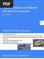 Plastic Pollution On Marine Life and Environment 2