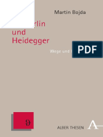 Bojda, Martin - Hölderlin Und Heidegger - Wege Und Irrwege (2016, Verlag Karl Alber) PDF