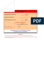 Systematic Investment Plan Returns Calculator: Amount Actually Paid Rs. Times Amount Gets Rolled-Over