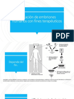 Clonación de Embriones Humanos Con Fines Terapéuticos