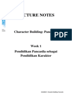 Pendidikan Karakter Berdasarkan Nilai-Nilai Luhur Pancasila