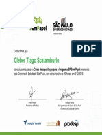 Programa SP Sem Papel Capacitação-Certificado 128539 PDF