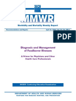 CDC Diagnosis and Management of Foodborne Illnesses PDF