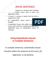 Complex Sentence (Theory)