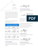 Varianza y Desviación Estándar