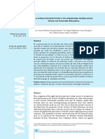 Actitud de Los Docentes Frente A La Inclusion Inicial PDF