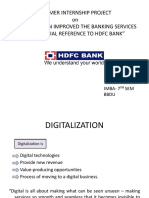 HDFC Bank Digital Services PDF