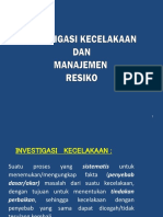 Investigasi Kecelakaan & Manajemen Resiko