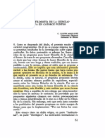 ¿Qué Hacer en Filosofía de La Ciencia? Moulines