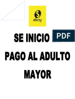 Se Inicio El Pago Al Adulto Mayor