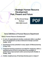 Research On Strategic HRD