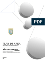 PLAN de AREA Tecnologia e Informatica V.mar.27.2018